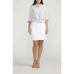 NWT JAG On The Go Mid Rise Skort Sz 10 White Skort